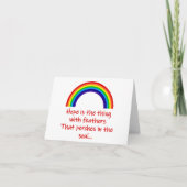 Hoop is het ding met veren kaart (Voorkant)