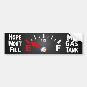 Hoop is leeg - Anti-Barack Obama Bumpersticker