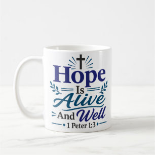 Hoop Is Levend En Wel Scripturale Hoop Citaat Koffiemok