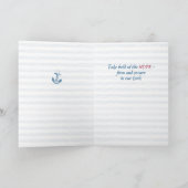 Hoop is verankeren met hart, religieuze aanmoedigi kaart (Binnen)