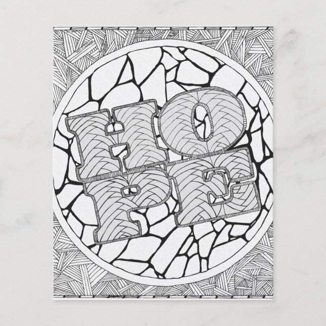 Hoop Kleurplaat (Voorkant)