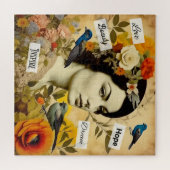 Hoop, Liefde, Schoonheid, Droom  Dame Legpuzzel (Horizontaal)