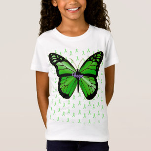 Hoop Lime Groene Vlinder Lyme Ziekte Bewustzijn T-shirt