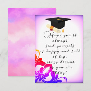 Hoop met Afstuderen Kaart