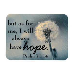 Hoop met tweeslachtige psalm 71:14 magneet