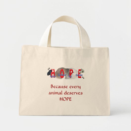 HOOP MINI TOTE BAG (Voorkant)
