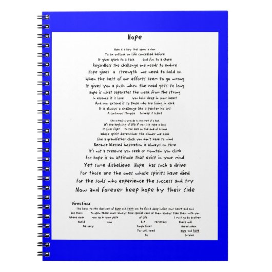 Hoop Notitieboek (Voorkant)