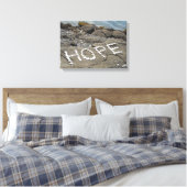Hoop Oceanside Canvas Afdruk (Insitu (Slaapkamer))