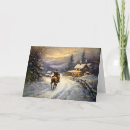 Hoop om thuis te zijn voor Kerstmis Kaart