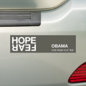 Hoop op de Fear bumper sticker (Op auto)