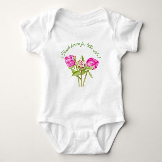 Hoop op een baby-body romper (Voorkant)