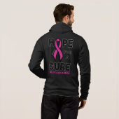 Hoop op een Cure...Breast Cancer Hoodie (Achterkant volledig)