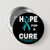 Hoop op een Cure...TN Ronde Button 7,6 Cm (Voorkant /achterkant)