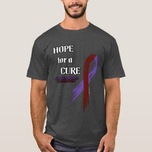 Hoop op een Cure/Torn Ribbon.. Arachnoiditis T-shirt