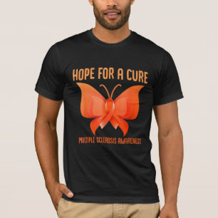 hoop op een echte MS multiple sclerose - bewustwor T-shirt