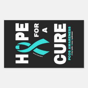 Hoop op een echte...PCOS rechthoekige Sticker
