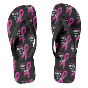 Hoop op een genezing/Gescheurde lint...Borstkanker Teenslippers