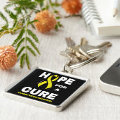 Hoop op een kure...Endometriosis Sleutelhanger (Zijkant)