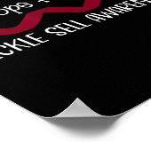 Hoop op een remedie - sikkelcelbewustzijn maand In Poster (Hoek)