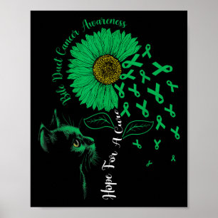Hoop op een remedie Zonnebloem Zwarte Kat Galweg K Poster