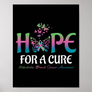 Hoop op een zuivere Butterfly gemetastaseerde bors Poster