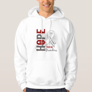 Hoop op mijn oma Lung Cancer Hoodie
