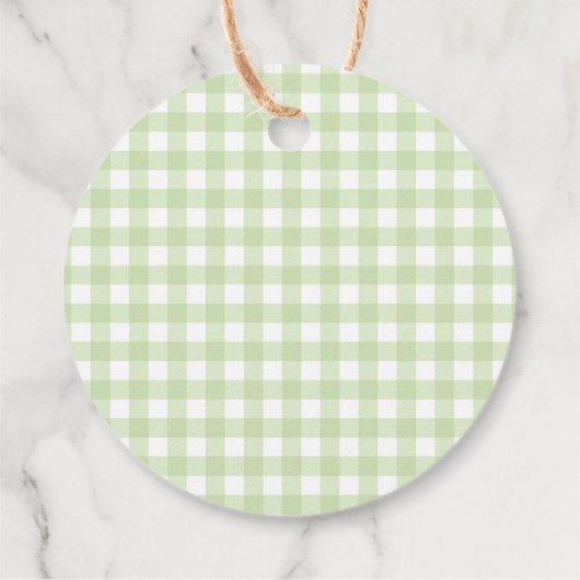 Hoop op Over Frog Baby shower Bedankjes Labels (Achterkant)