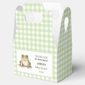 Hoop op Over Frog Theme Baby shower Bedankdoosjes (Geopend)