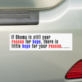 Hoop op reden? bumpersticker (Op auto)