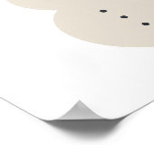 Hoop op vrede liefde. Kerst Sneeuwman Prints Poste (Hoek)