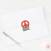 Hoop op vrede - Sticker (Envelop)