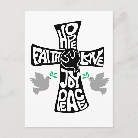 Hoop Paastijd Briefkaart (Voorkant)