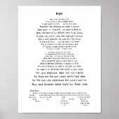 Hoop Poster (Voorkant)