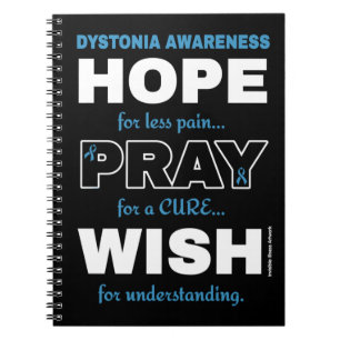 Hoop Pray Wish.. Dystonia Notitieboek