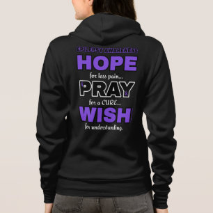 Hoop Pray Wish.. Epilepsy Hoodie