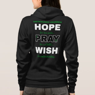 Hoop Pray Wish.. Gastro-parese Hoodie