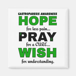 Hoop Pray Wish.. Gastro-parese Magneet