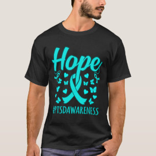 Hoop PTSS Stress Awareness Lint Ondersteuning Graf T-shirt