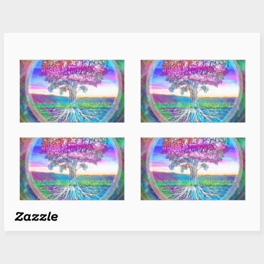 Hoop Rechthoekige Sticker (Vel)