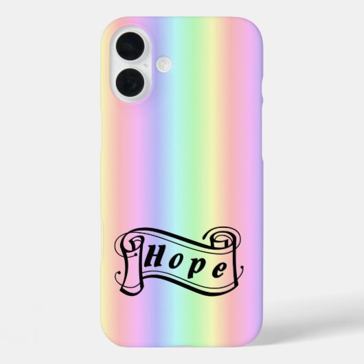 Hoop scroll op regenboog Case-Mate iPhone case (Achterkant)