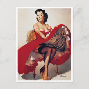 Hoop Skirt omhoog Briefkaart