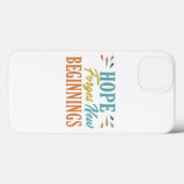 Hoop smeedt een nieuw begin Case-Mate iPhone case (Achterkant (horizontaal))