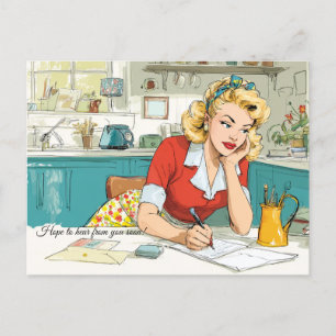 Hoop snel van je te horen! Briefkaart