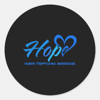 Hoop Stop Mensenhandel Bewustzijn Anti-Modern Ronde Sticker