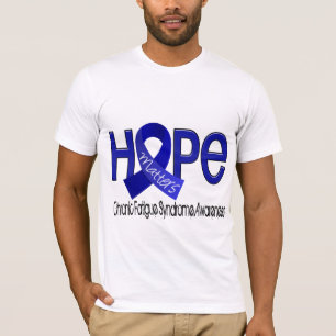 Hoop telt 2 CFS chronisch vermoeidheidssyndroom T-shirt