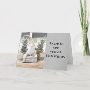 **HOOP U TE ZIEN OP CHRISTMAS** FEESTDAGEN KAART