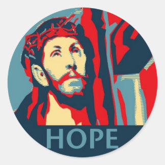 Hoop van Jezus Ronde Sticker