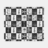 Hoop Vecht Hersenkanker Deken Hersenkanker (Voorkant (Horizontaal))