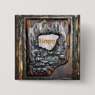 Hoop Vierkante Button 5,1 Cm