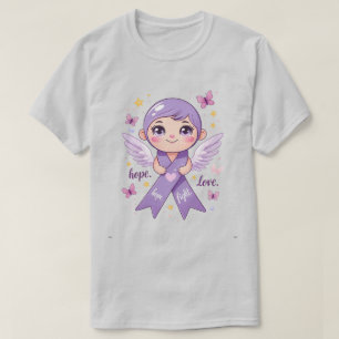 Hoop voor alvleesklierkankerbestrijders t-shirt